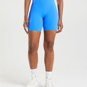 Gymshark Whitney Simmons Collab Blue Bike Shorts